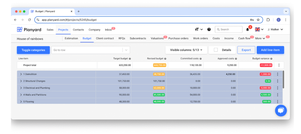 cost of procore construction software