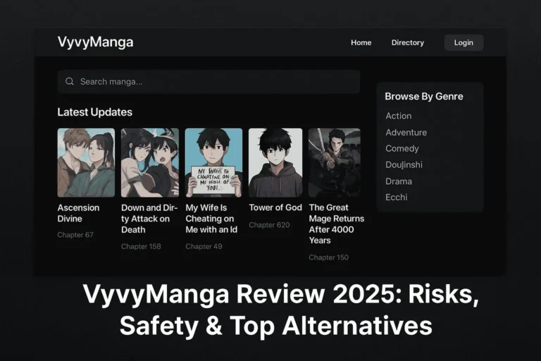 VyvyManga website review 2025